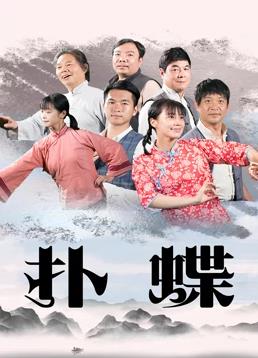 扑蝶海报图