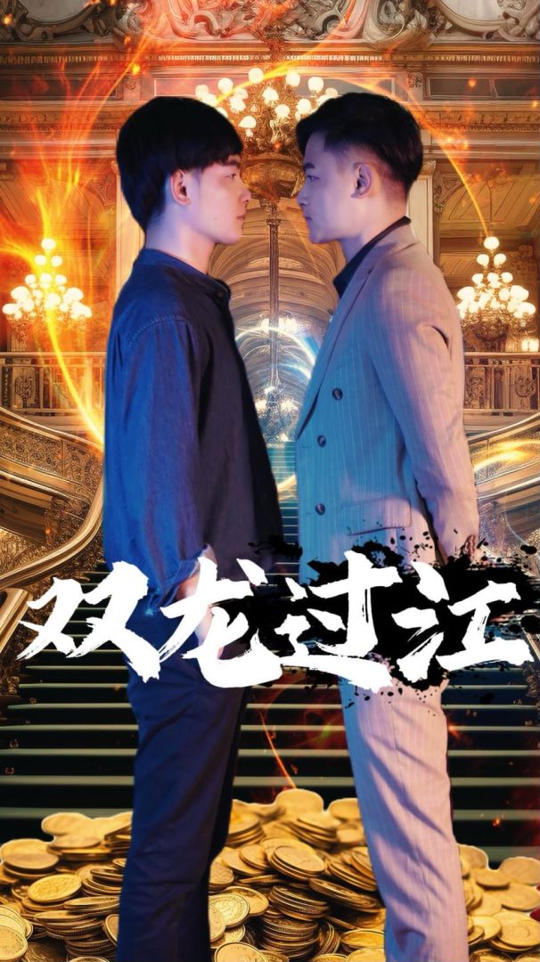 双龙过江海报图