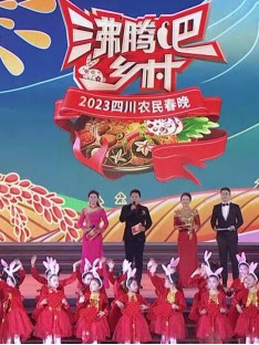 四川卫视 “沸腾吧！乡村” 2023四川农民春晚海报图