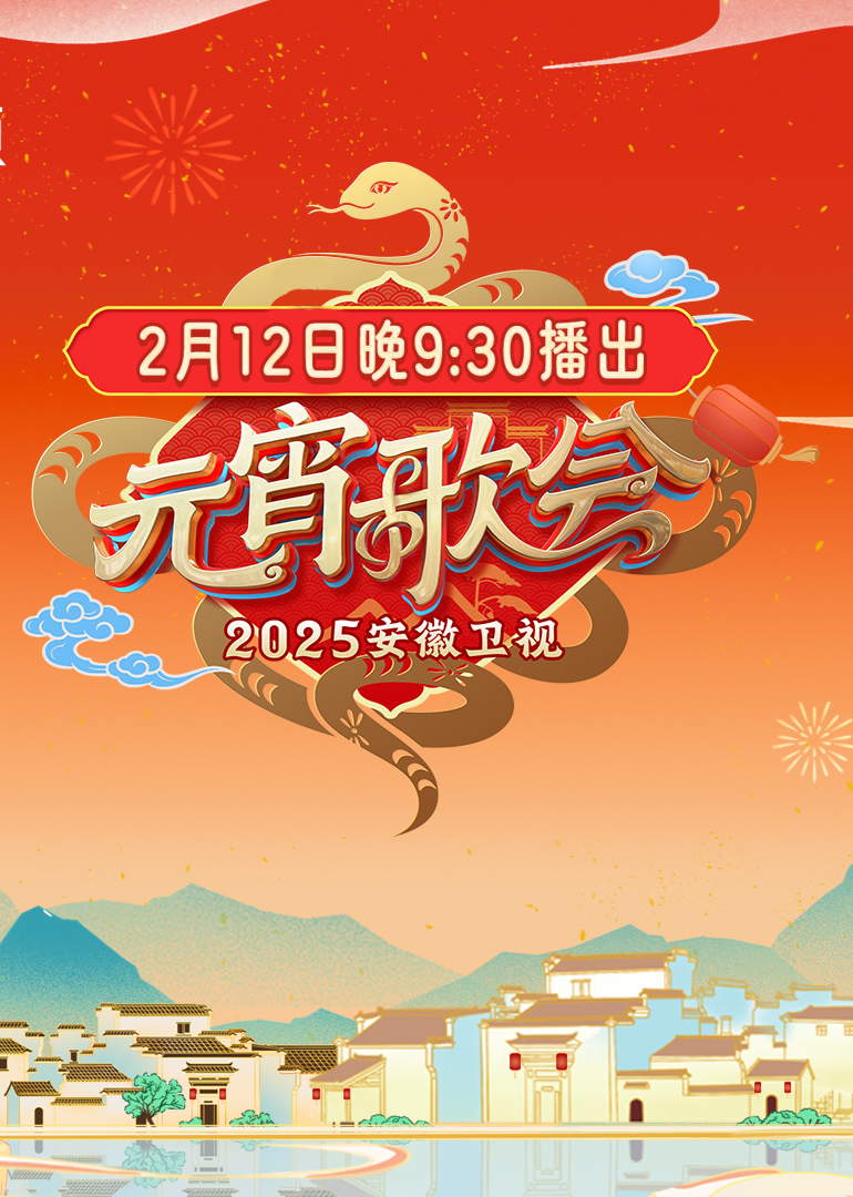 2025安徽卫视元宵晚会海报图