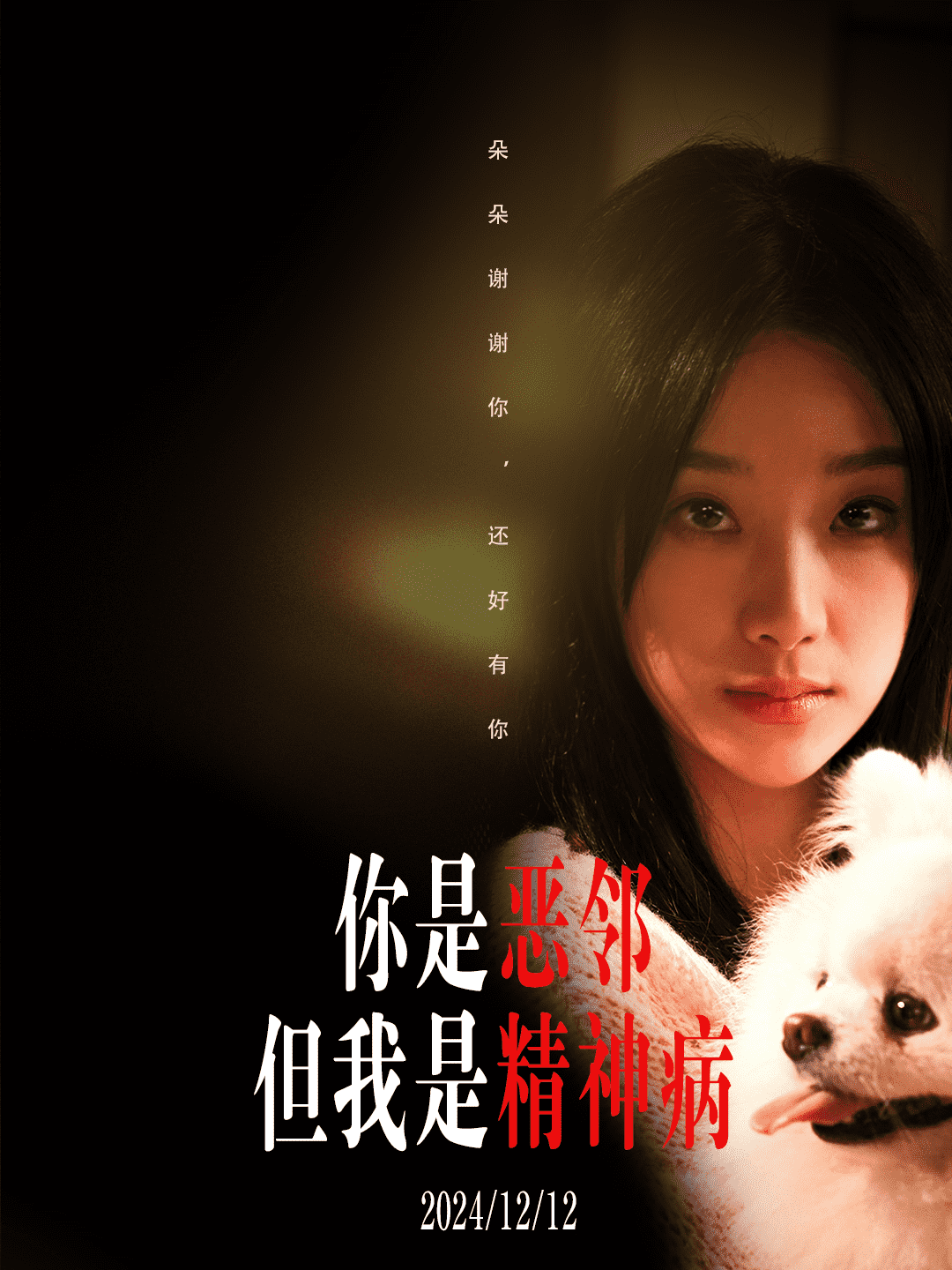 你是恶邻但是我精神病海报图