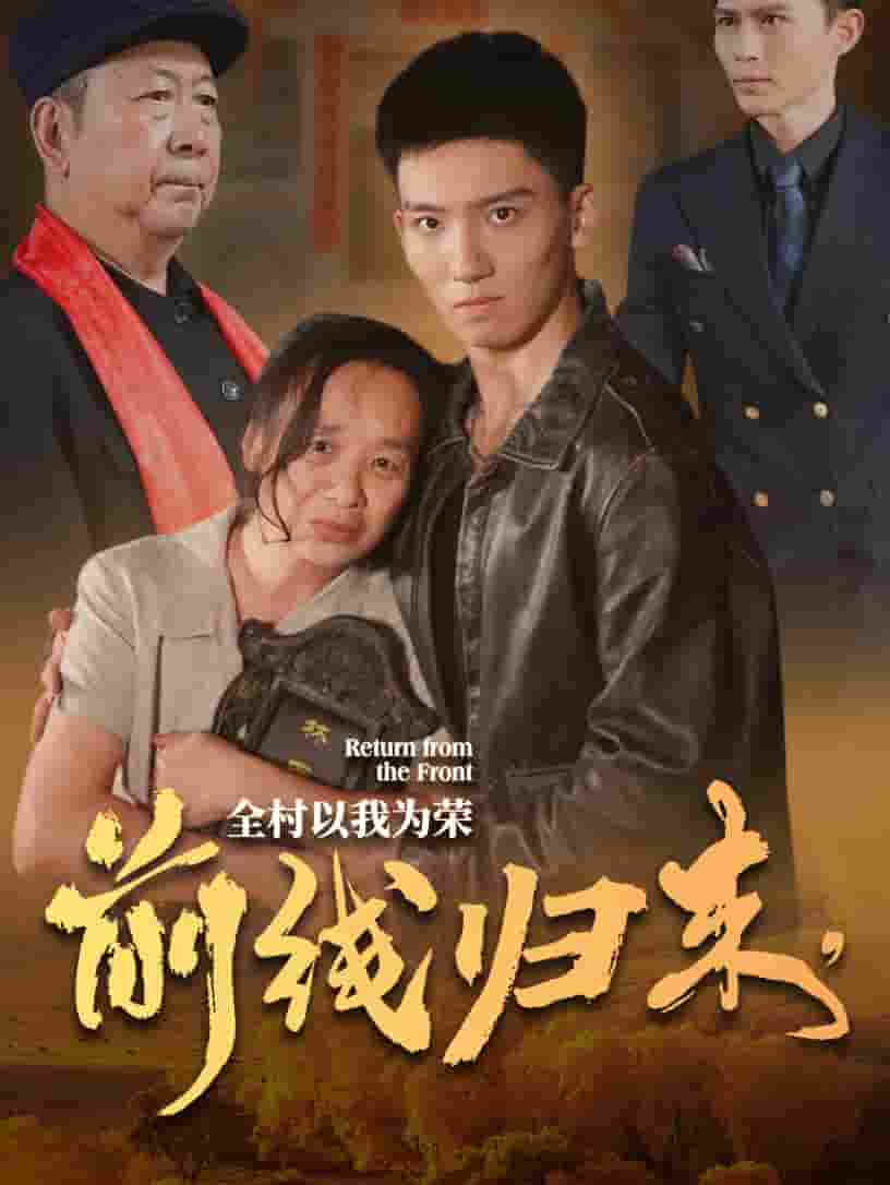 前线归来，全村以我为荣海报图