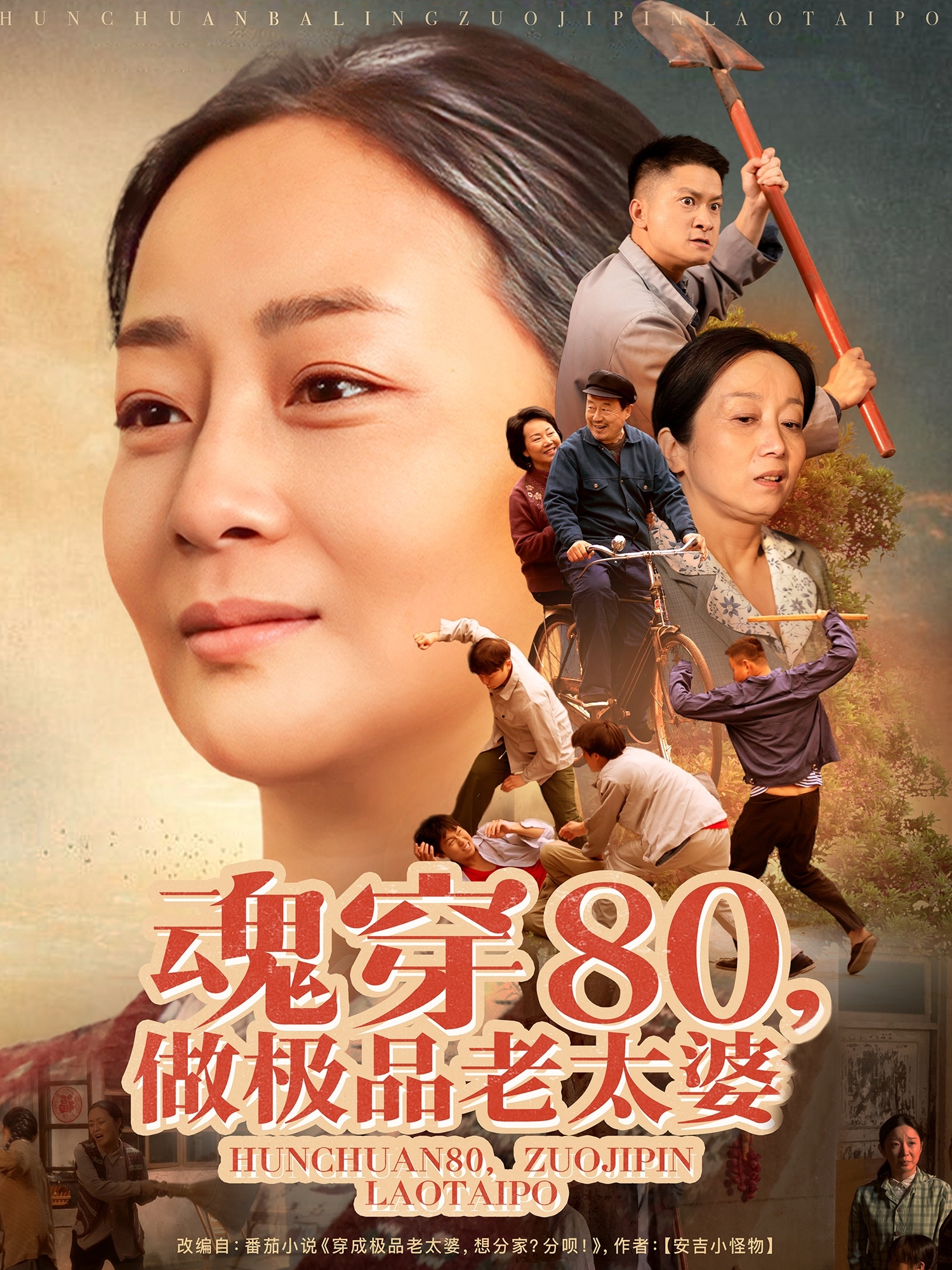 魂穿80做极品老太婆海报图