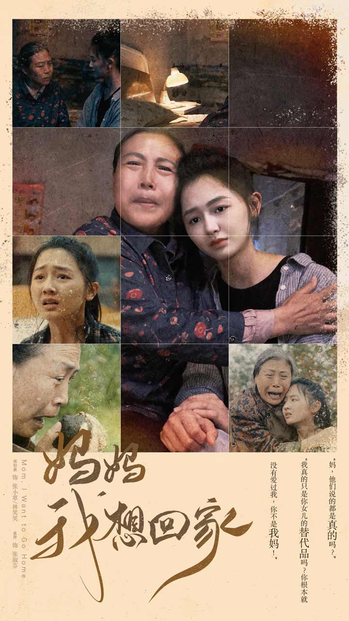 妈妈我想回家海报图