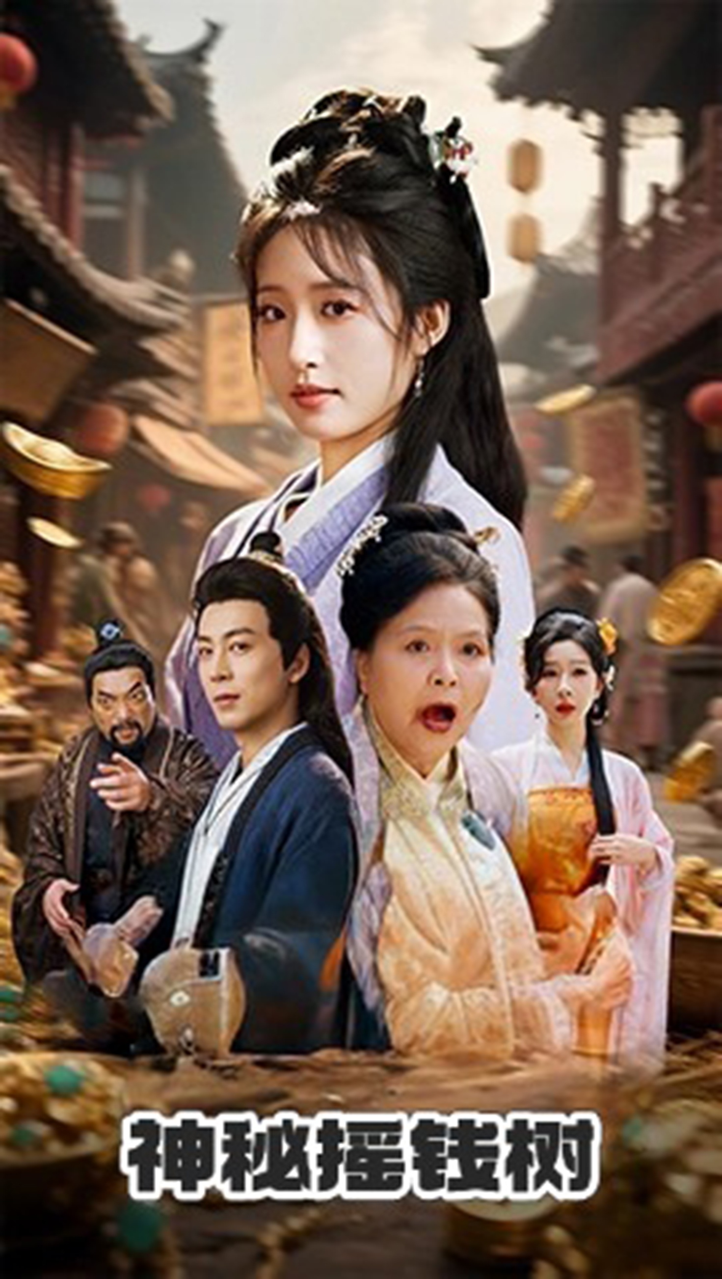 神秘摇钱树海报图