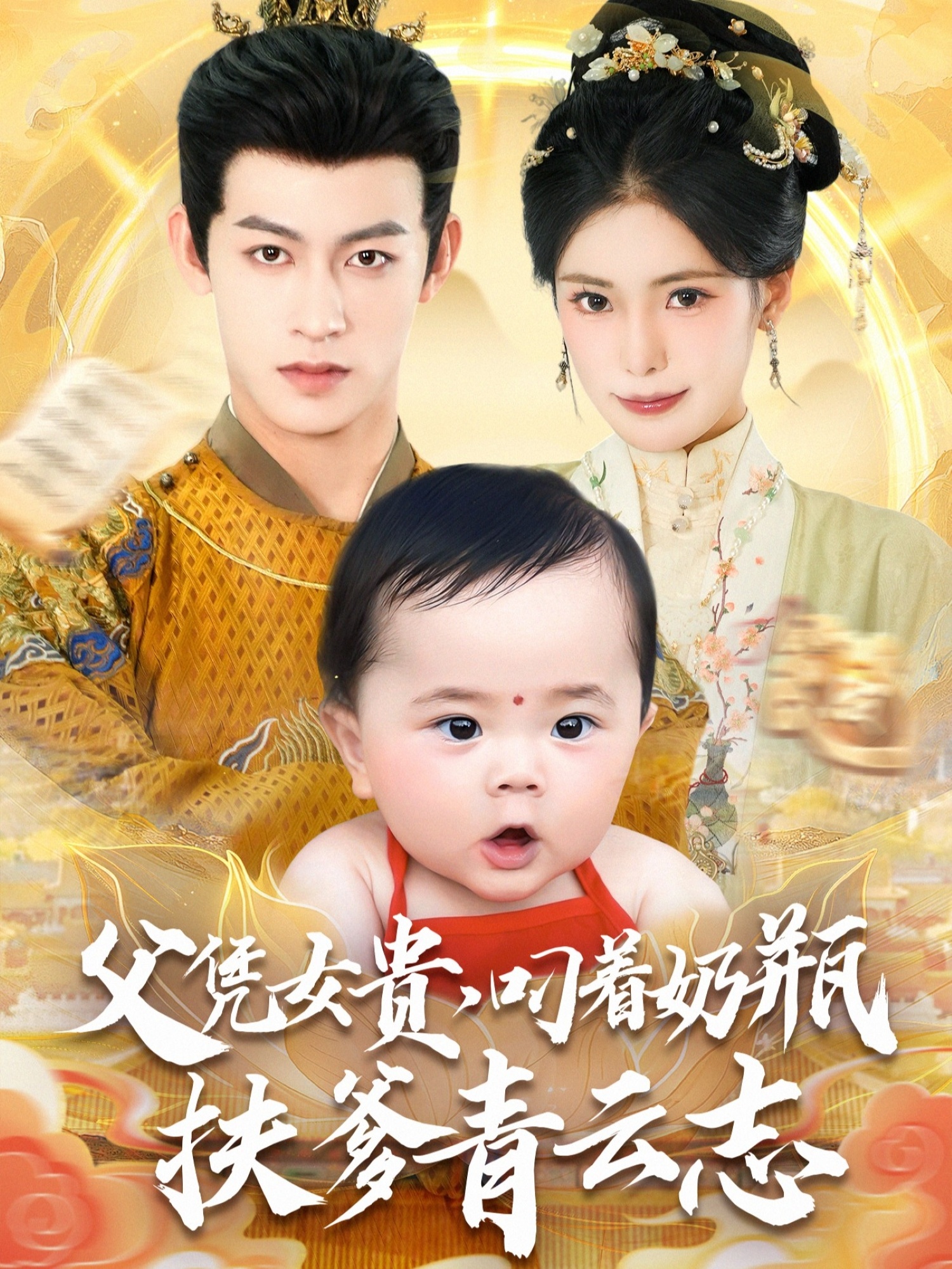 父凭女贵叼着奶瓶扶爹青云志海报图