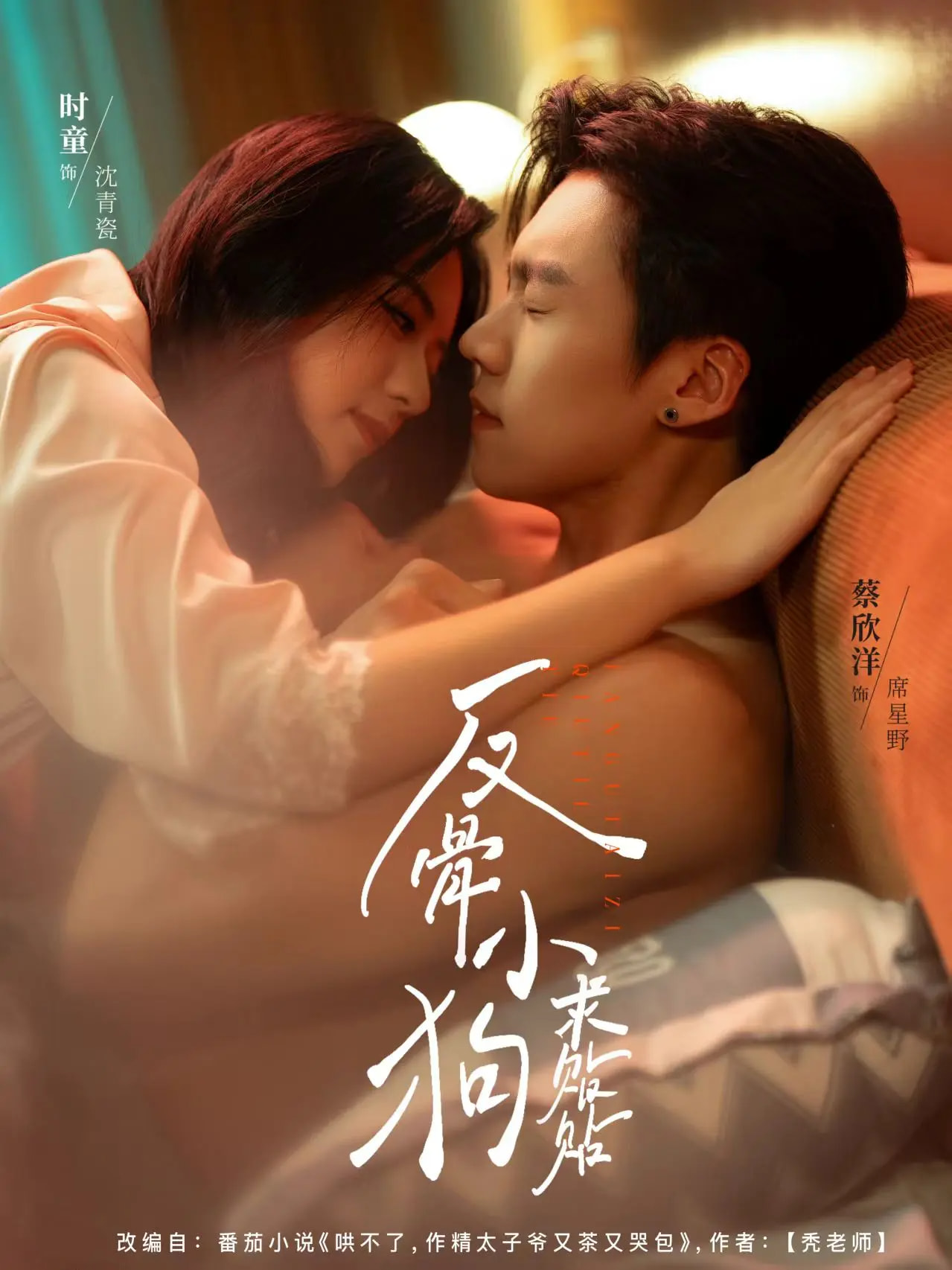 反骨小狗求贴贴海报图