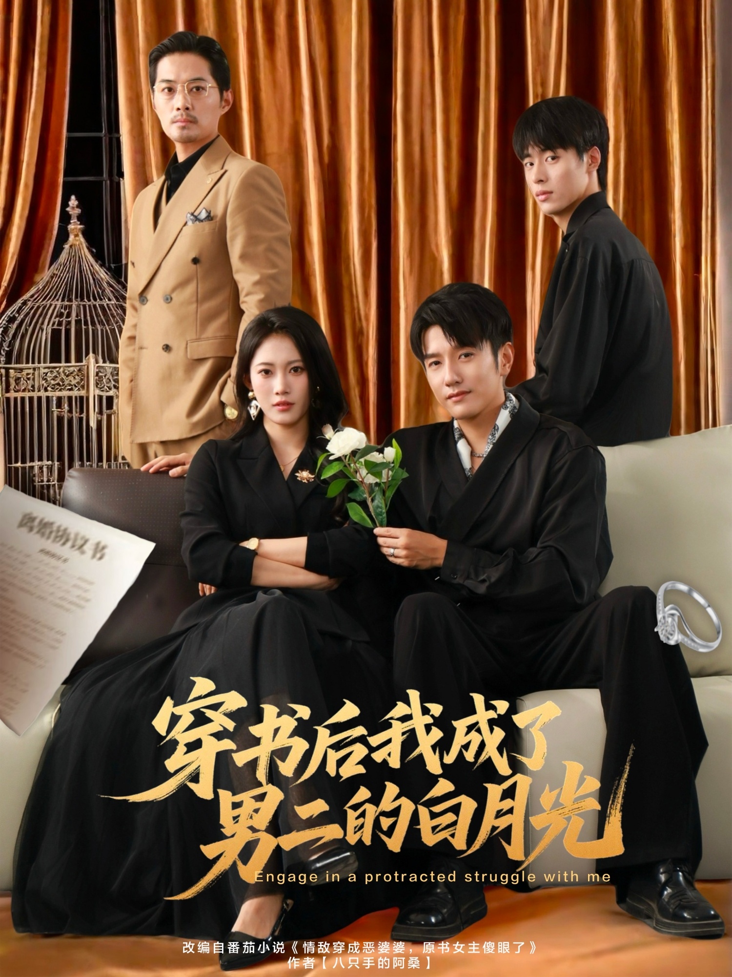 穿书后我成了男二的白月光海报图