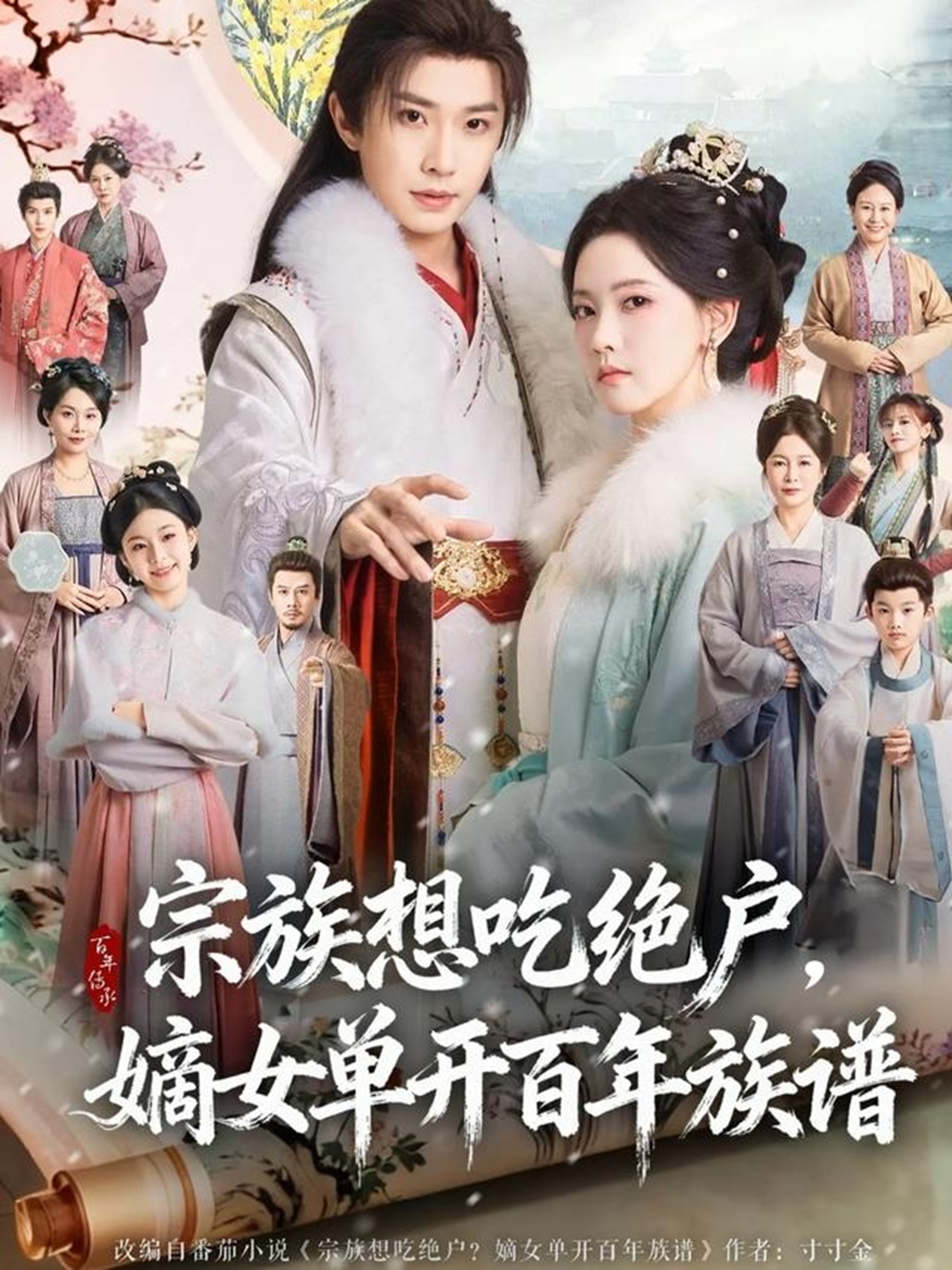 宗族想吃绝户，嫡女单开百年族谱海报图