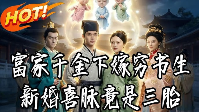 富家千金下嫁穷书生新婚喜脉竟是三胎封面图